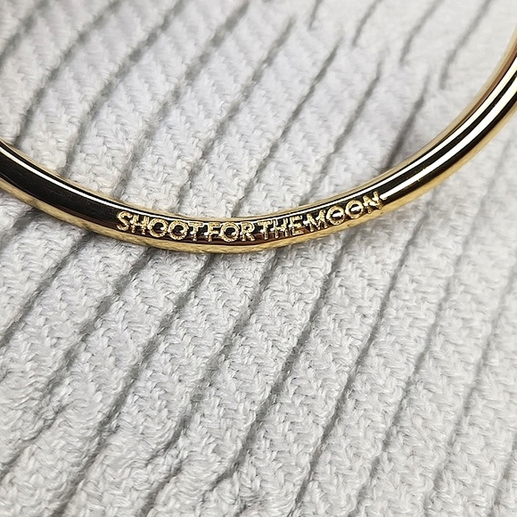 Jewelry - 5 for $25! Stella Valle Shoot for the Moon Gold Tone Cuff Bracelet